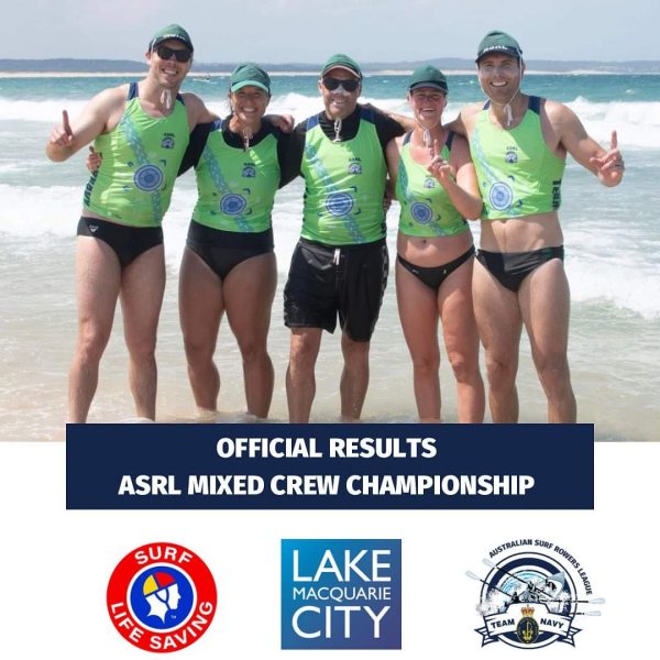 Presenting your gold medalist for the U19 & Reserve ASRL Mixed Crew Championship