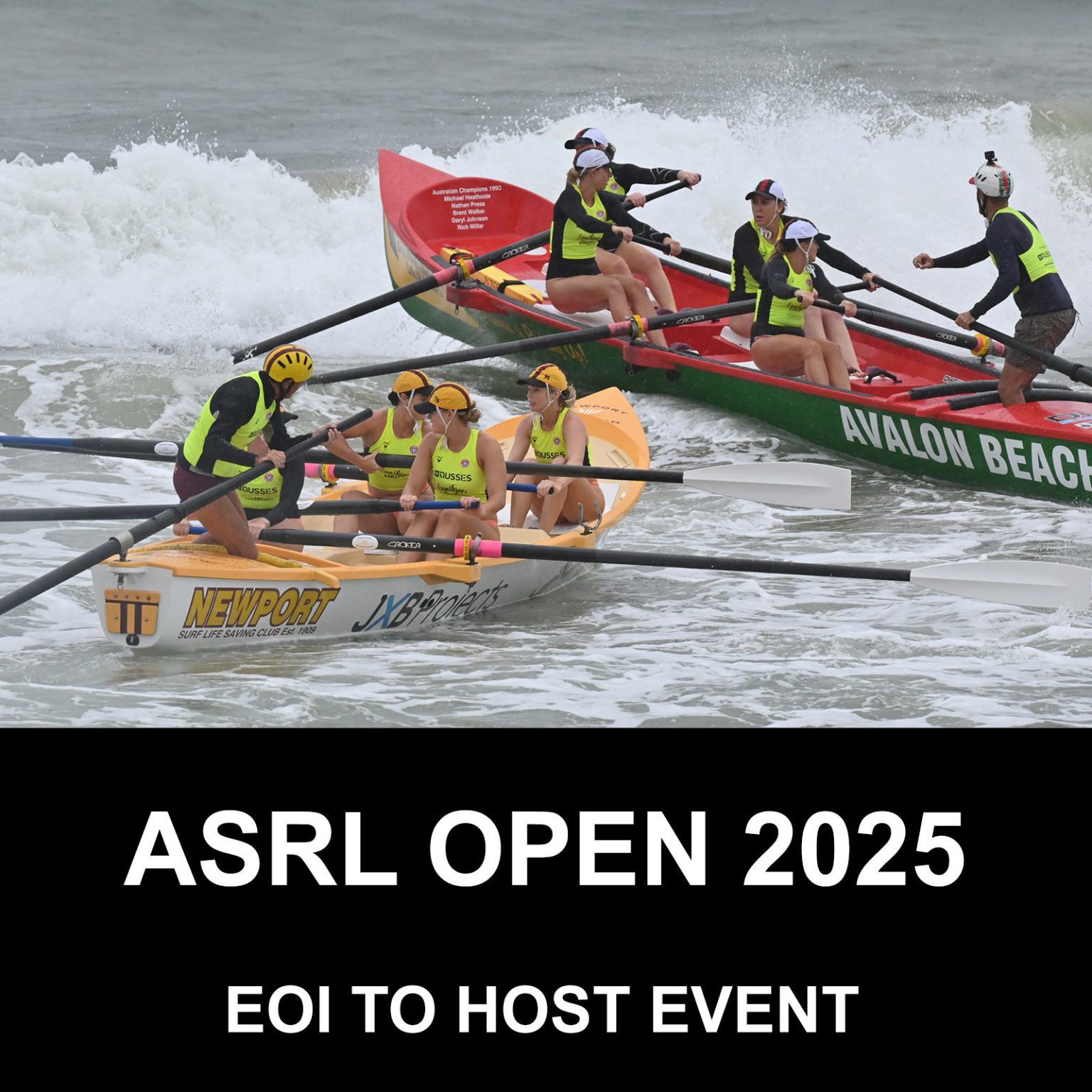 ASRL Open 2025 EOI to Host Event Australian Surf Rowers League ASRL